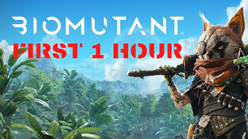 BIOMUTANT Walkthrough Gameplay INTRO (First 1 Hour) [NO COMMENTARY]
