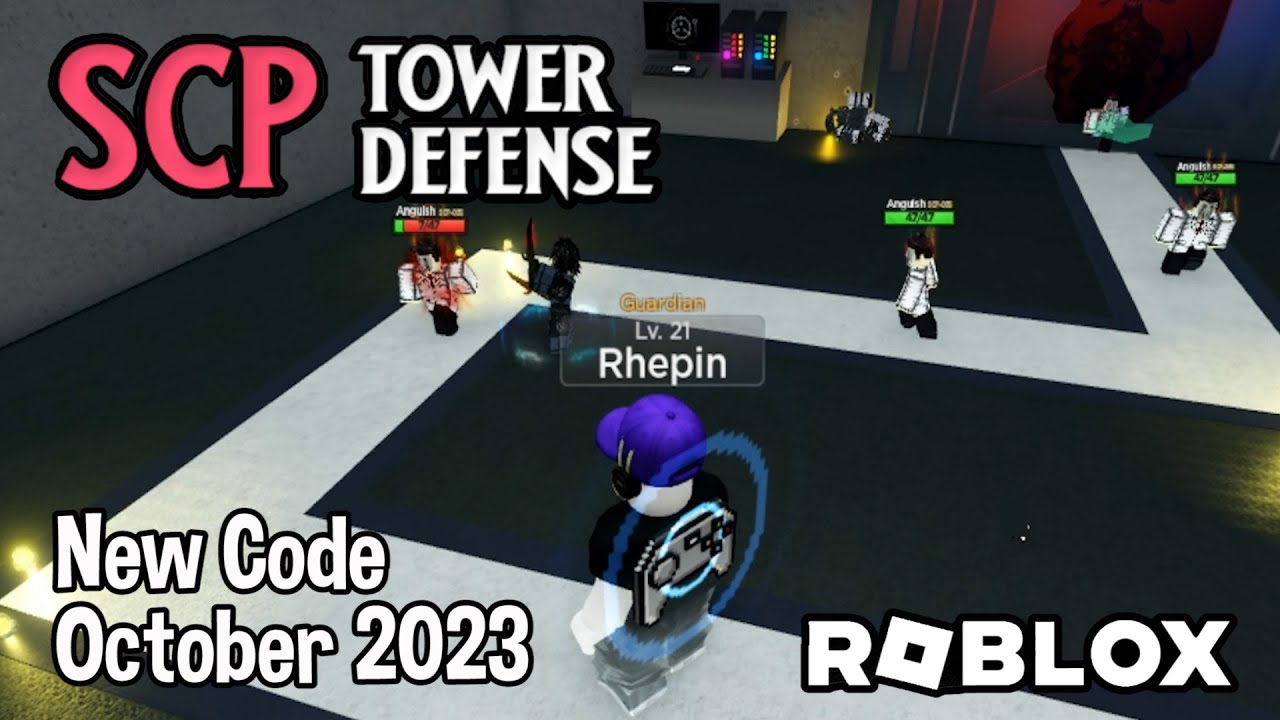 Roblox SCP Tower Defense New Code October 2023 