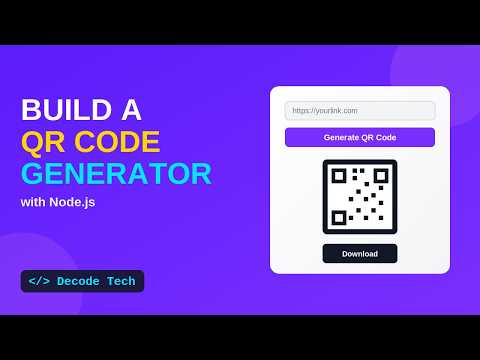 Create your own QR Code Generator