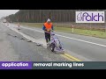 Removal marking lines 2022