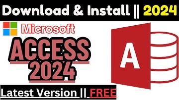 How to Download & Install Microsoft Access 2024 on Windows 11 | Install Microsoft Access 2024