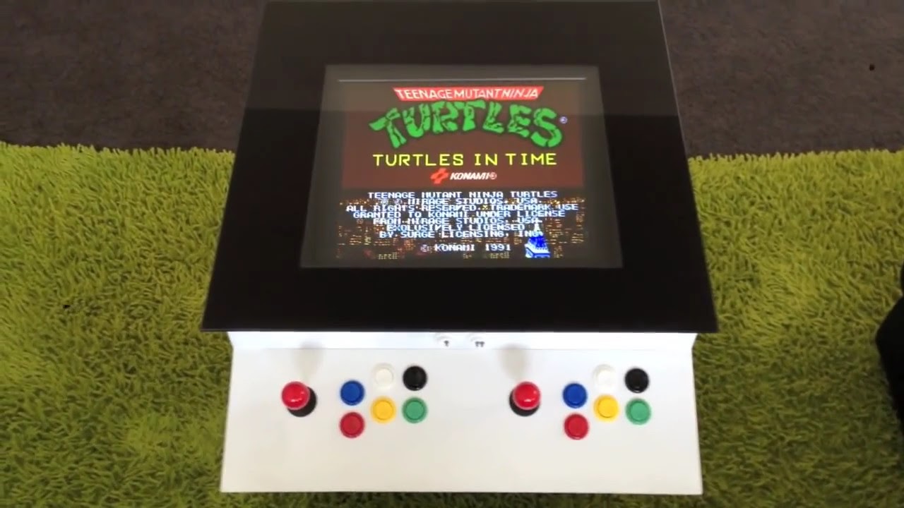 Home Made 2 Player Arcade Coffee Table (ultimate coffee table) - YouTube