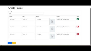 Dynamic Add & Remove Row in Laravel -CRUD OPERATION