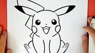 Como Dibujar A Pikachu Youtube