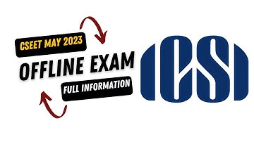 BREAKING News| ICSI Biggest announcement | CSEET May 2023 Exam |Full Information About CSEET May2023