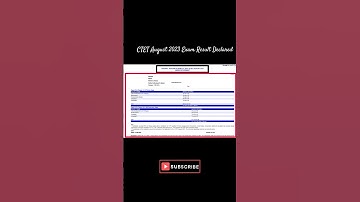 CTET August 2023 Exam Result Declared #ctet #result #2023