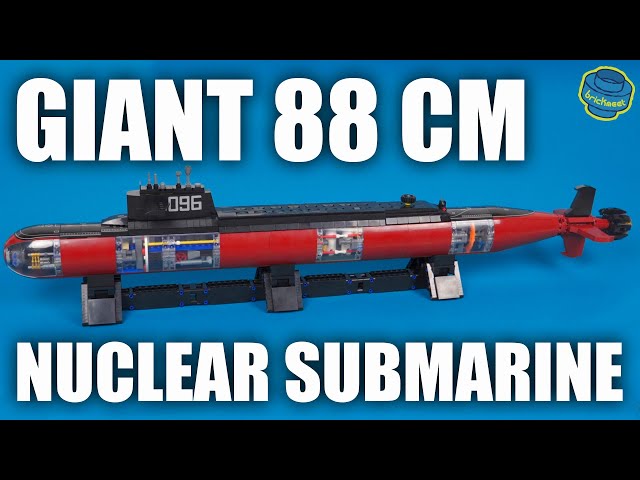 Nuclear U096 - 88cm Functional Submarine - Keepplay 23020  (Speed Build Review) class=