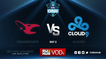 ESL One Cologne Qualifications - mousesports vs. Cloud9 - de_mirage