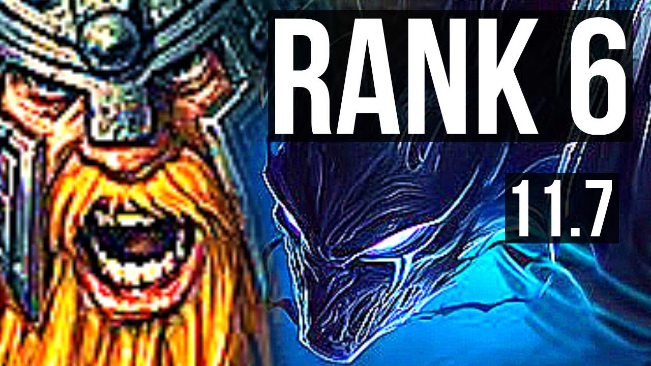 OLAF vs NOCTURNE (JUNGLE) | Rank 2 Olaf, Rank 6, 10/4/11 | BR Challenger | v11.7