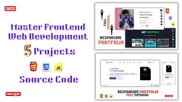 Build 5 Real World Projects | Full Frontend Projects HTML, CSS JAVASCRIPT Tutorial