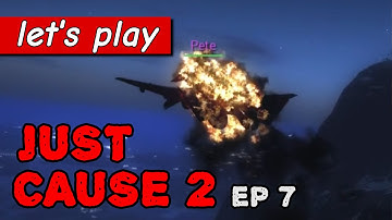 Flying cars & burning planes! - Just Cause 2 ep 7 [JC2 multiplayer mod]