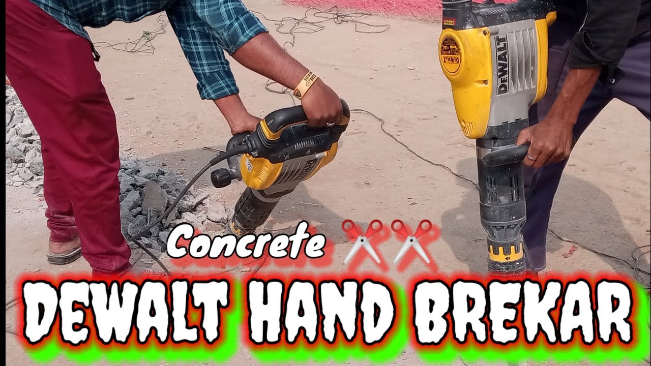 DeWalt Hand BREKAR CONCRETE CUTTING ️ ️ Good Performance - YouTube