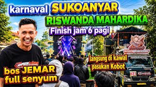 RISWANDA MAHARDIKA finishes in the morning escorted by the Kobot squad, boss JEMAR all smiles at ...