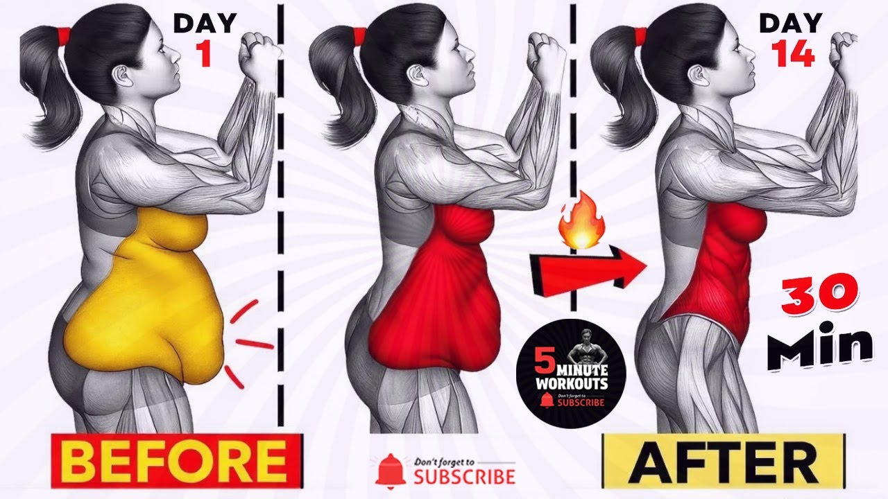 Standing Abs Workout to LOSE BELLY FAT in 5 DAYS | Beginner Exercise To Lose BELLY FAT & WEIGHT Fast