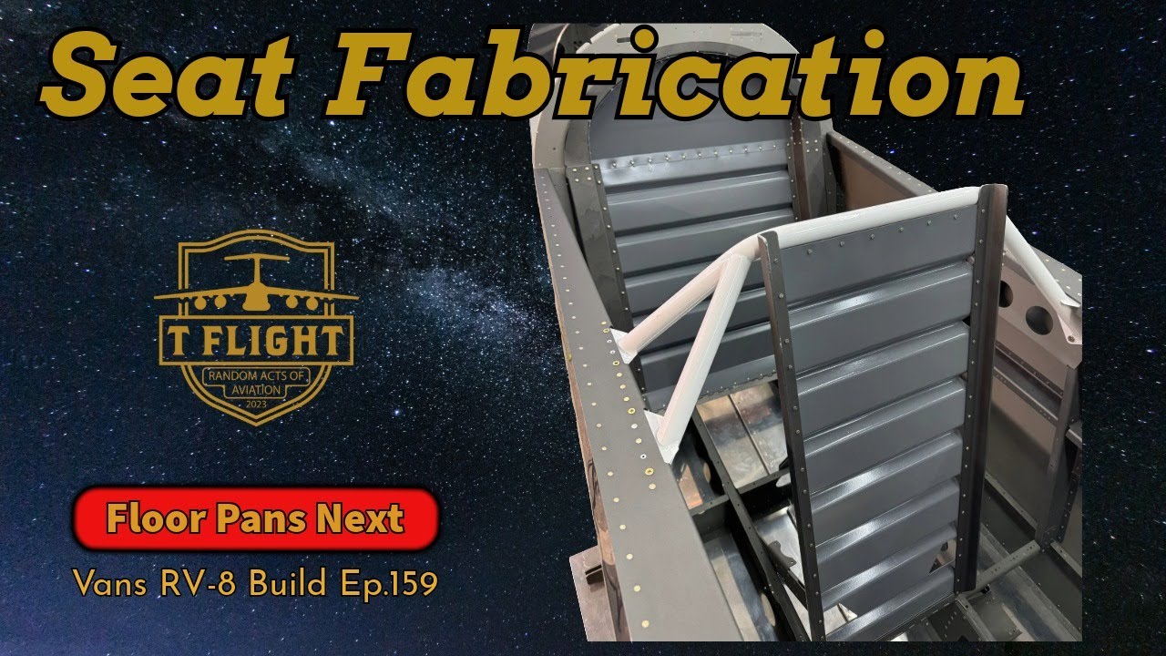 Сборка RV-8, выпуск 159 | Изготовление и клепка спинок передних и задних сидений