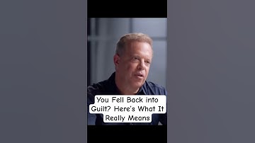 You Fell Back into Guilt? Here’s What It Really Means #joedispenza
