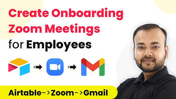 How to Create Onboarding Zoom Meetings for New Employees - Airtable, Zoom, Gmail