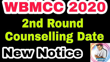 wbmcc 2nd Round Counselling Date | New Notice from WBMCC | Subhojit Ghosh |