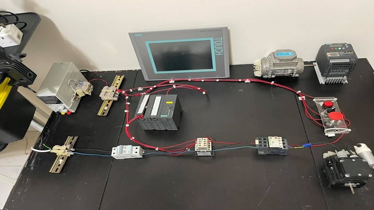 19- PLC حلقة عملى تمهيدا لحلقة برمجة دائرة التحكم للماتور