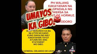 General De Leon Sinupalpal Si Gibo Umayos Ka Utos Susundin Mofunnycomedyjokesforyoushorts