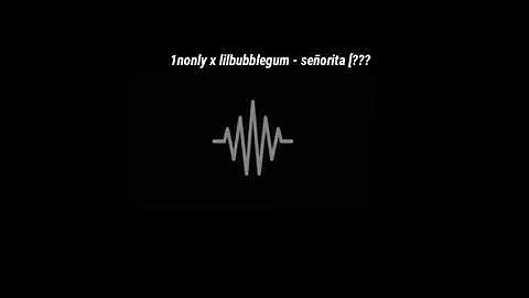 1nonly x lilbubblegum - señorita [snippet]