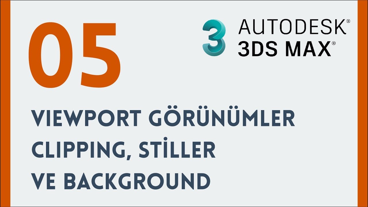 3Ds Max Ders 05 - Viewport Görünümler (Perspective,left,front ...