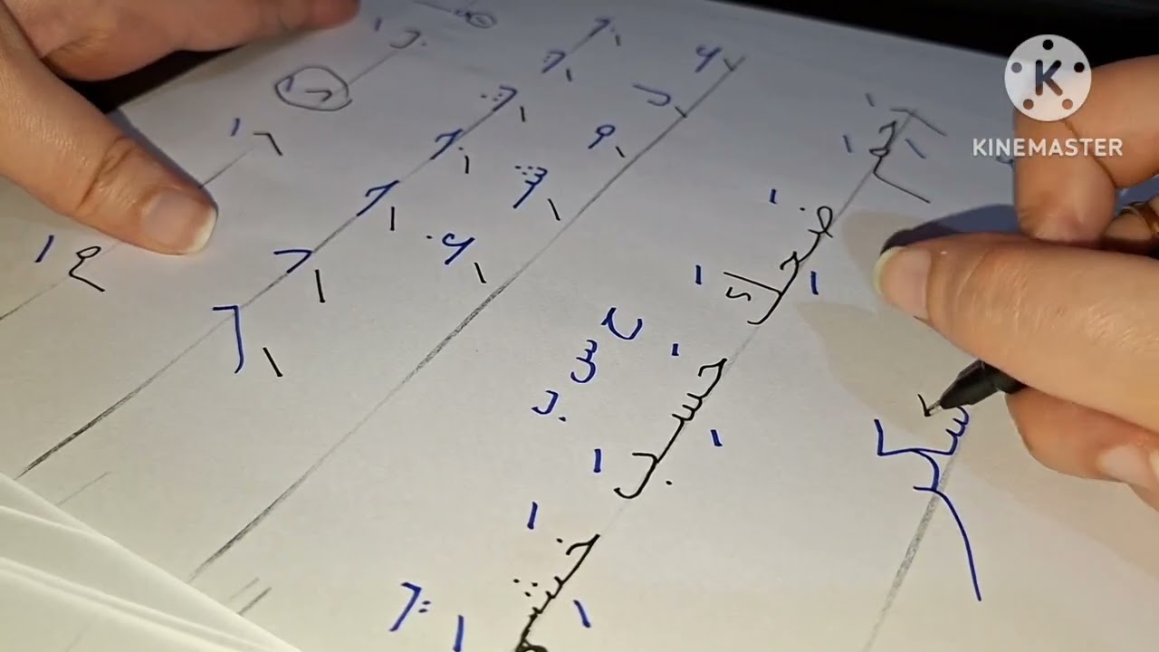 تعليم القراءة والكتابة للأطفال والمبتدئين/ حروف وكلمات بالكسر/ الحروف مكسورة 