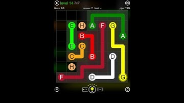 Flow Free Intro Classic Pack 7x7 Level 14