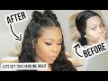 TRANSFORMATION: Plucking my frontal so it can look natural | PLUCKING this frontal | YOLISSA HAIR