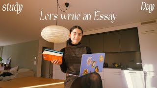 Cozy Study Day with me: Let's write an Essay