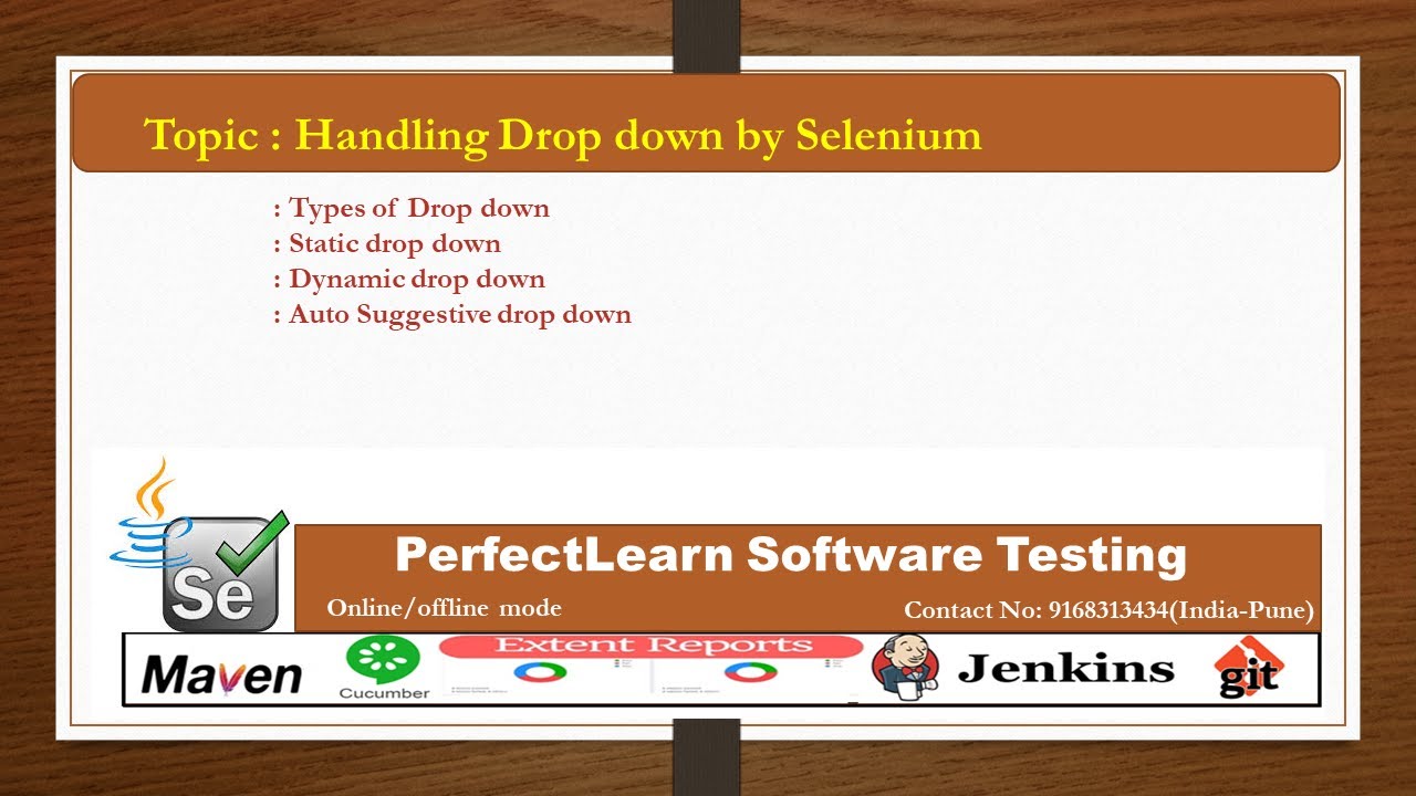 Session 18 Handling dropdown by selenium - YouTube