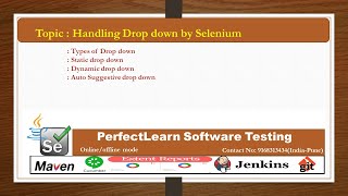 Session 18 Handling dropdown by selenium