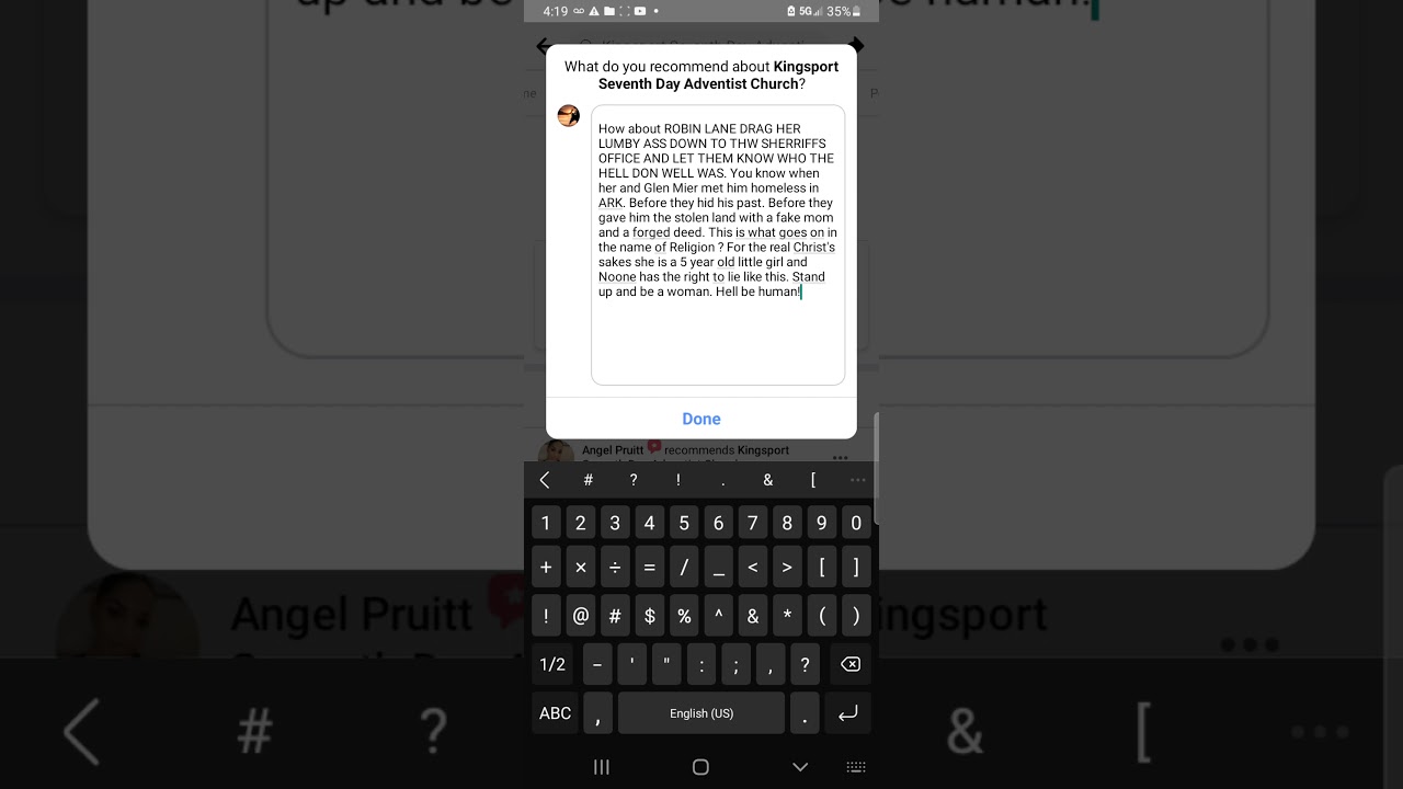 MY Kingsport SDA Review 