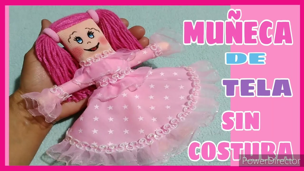 Muñeca de trapo, DIY fácil y rápido sin coser