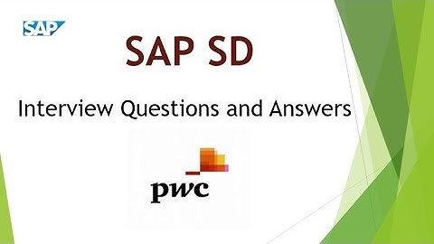 SAP SD Interview Questions and Answers || PwC Interview questions sap sd || MNC