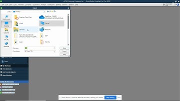 Importing an IIF file into QuickBooks