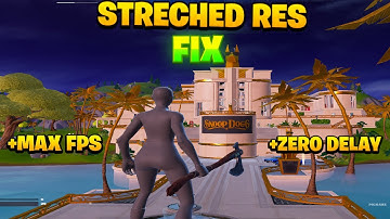 How To Get THE BEST STRETCHED RESOLUTION in Fortnite Chapter 2 Remix 🛠️ (FIX Stretched Resolution)