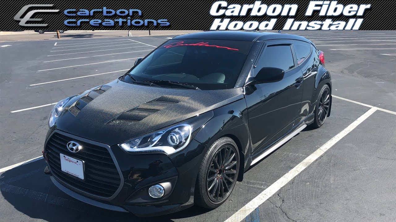 Carbon Creations Carbon Fiber Hood Install YouTube