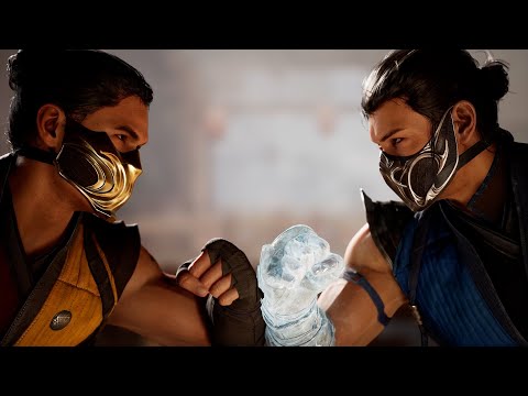СКОРПИОН ПРОТИВ САБ-ЗИРО ВСЕ ДИАЛОГИ | MORTAL KOMBAT 1
