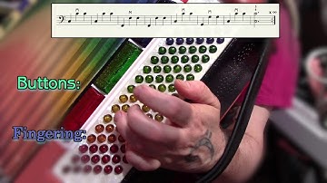 Amazing Accordion Button Exercises 5: Bass Patterns in Major (Waltz and Polka), Ex. 2.0w and 2.0p