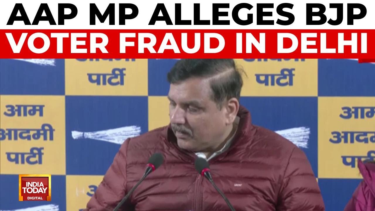 BJP accused of voter fraud: Sanjay Singh claims wife's name removed from Delhi voter list