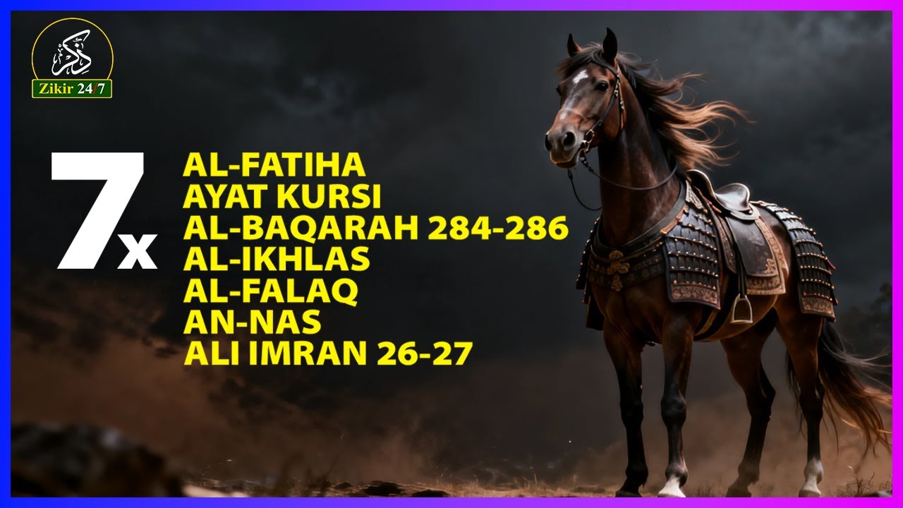 Ruqyah Mandiri | 7x Al-Fatihah, Ayat Kursi, Ikhlas, Falaq & An-Nas