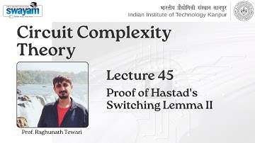 Lecture 45: Proof of Hastad