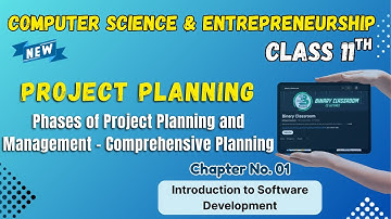 013 Project Planning and Management Chapter 1 Introduction to Software Development Class 11th