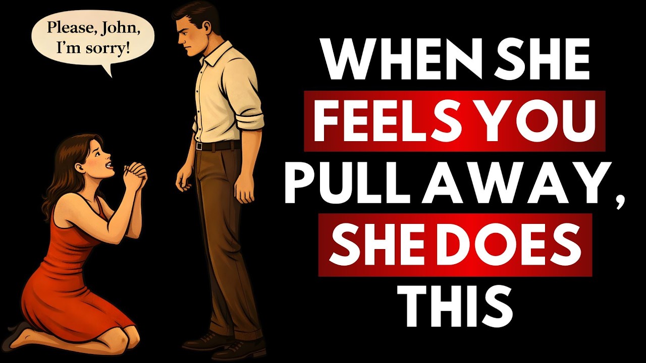 Когда она чувствует, что вы отстраняетесь, она делает вот это | Женская психология