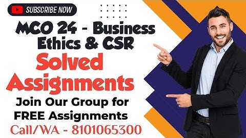 MCO 24 : SOLVED ASSIGNMENTS FOR JUNE TEE 2024 !! "CALL/WA - 8101065300"