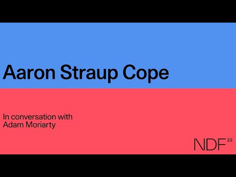 Aaron Straup Cope in conversation with Adam Moriarty