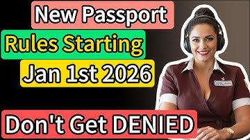 New Passport Rules Starting Jan 1st 2026 (Don