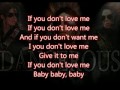 Michael Jackson - If you don't love me with lyrics (Unreleased song from Dangerous album)