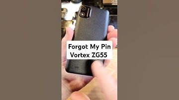 I Forgot my Pin Pattern Password on my Vortex ZG55